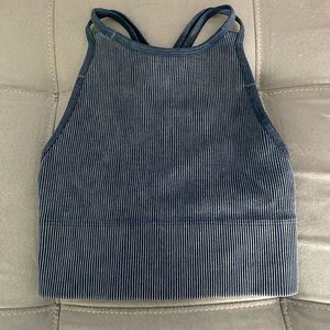 Crop top with spaghetti string straps size xs